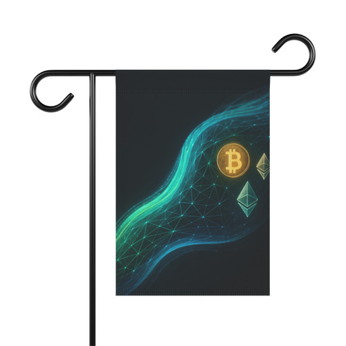 Digital Currency Wave - Garden & House Banner