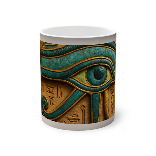 Mystical Eye of Horus - Color-Changing Mug, 11oz