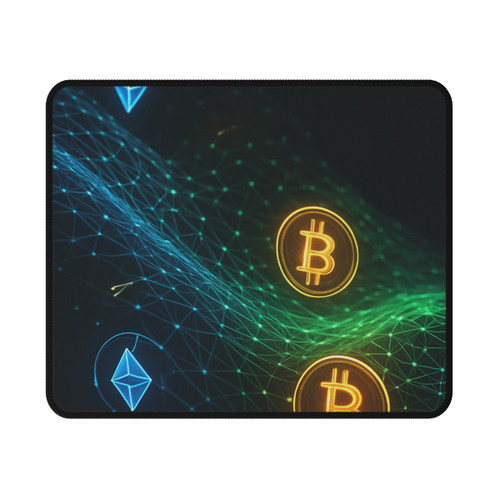 Digital Currency Wave - Non-Slip Gaming Mouse Pad
