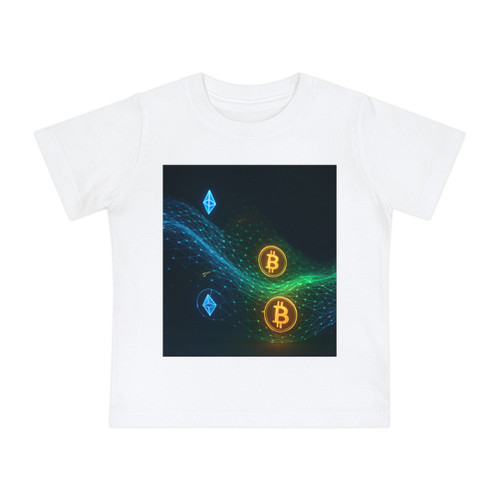 Digital Currency Wave - Baby Short Sleeve T-Shirt