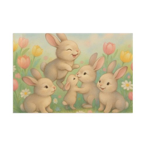 Bunny Blossom Parade - Flag Bunny Blossom Parade - Flag