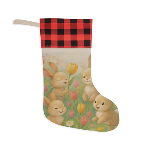 Bunny Blossom Parade - Christmas Stocking