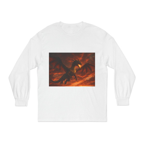 Golden Ember Serpent - Unisex Classic Long Sleeve T-Shirt Golden Ember Serpent - Unisex Classic Long Sleeve T-Shirt