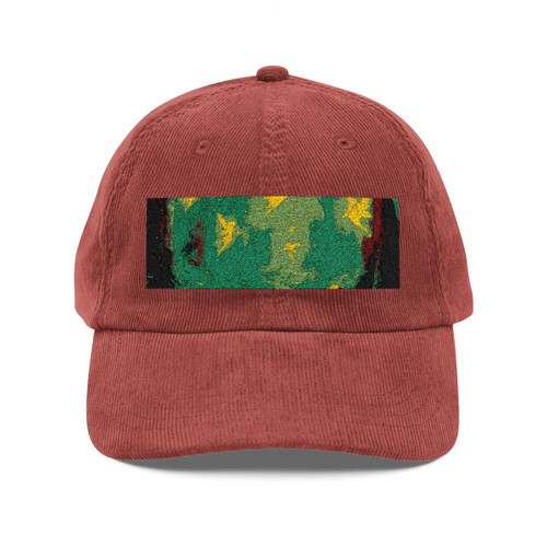 Whispers of the Woods - Vintage Corduroy Cap (Embroidery)