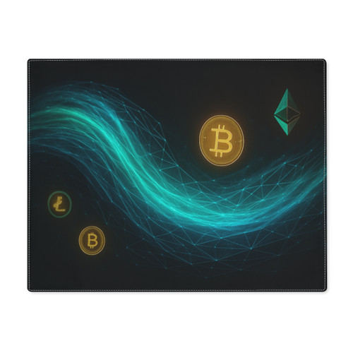 Digital Currency Wave - Placemat, 1pc