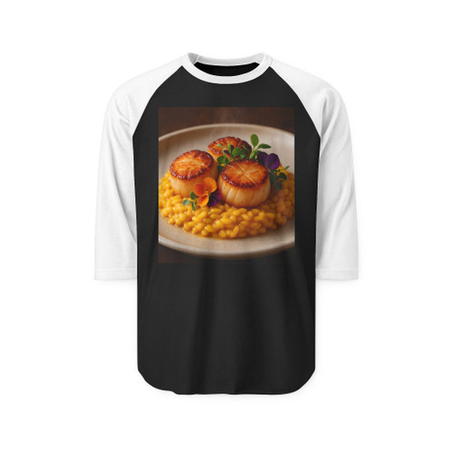 Gastronomic Bliss - Unisex Three-Quarter Sleeve Raglan Shirt Gastronomic Bliss - Unisex Three-Quarter Sleeve Raglan Shirt