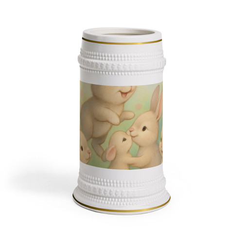 Bunny Blossom Parade - Stein Mug