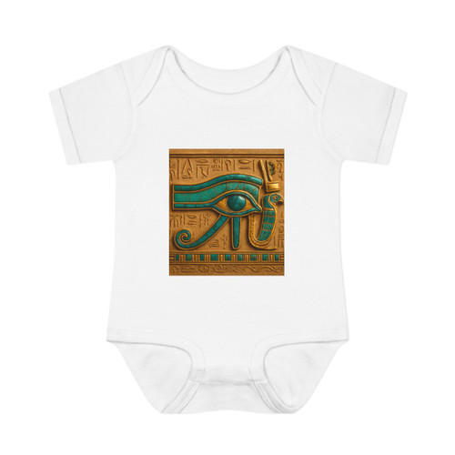 Mystical Eye of Horus - Infant Baby Rib Bodysuit Mystical Eye of Horus - Infant Baby Rib Bodysuit