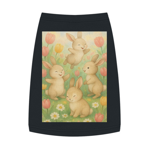 Bunny Blossom Parade - Pet Tank Top Bunny Blossom Parade - Pet Tank Top