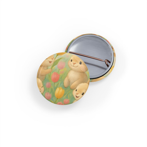 Bunny Blossom Parade - Round Pins