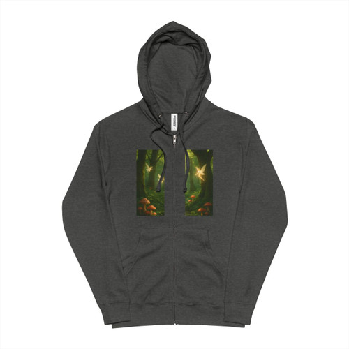 Whispers of the Woods - Unisex Fleece Zip Up Hoodie