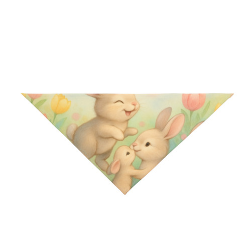Bunny Blossom Parade - Pet Bandana