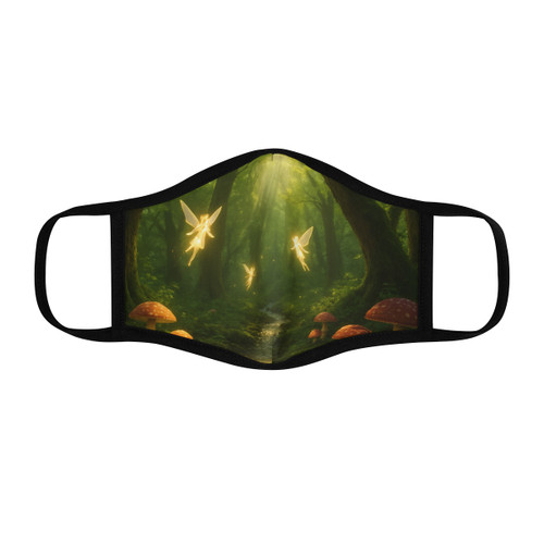 Whispers of the Woods - Fitted Polyester Face Mask