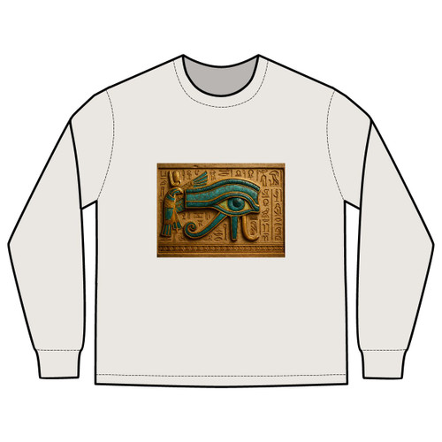 Mystical Eye of Horus - Men's Heavy Faded Long Sleeve Tee Mystical Eye of Horus - Men's Heavy Faded Long Sleeve Tee