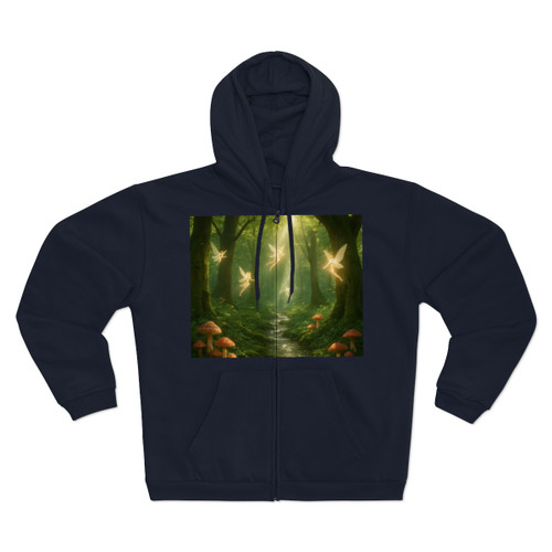 Whispers of the Woods - Unisex Hooded Zip Sweatshirt Whispers of the Woods - Unisex Hooded Zip Sweatshirt