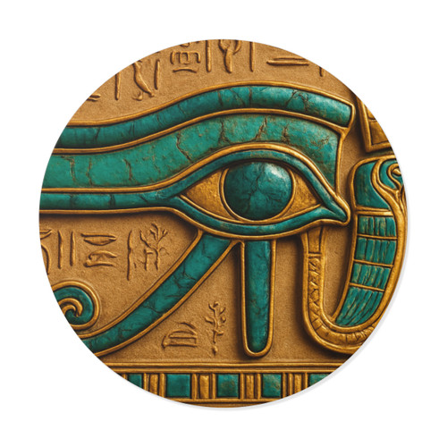 Mystical Eye of Horus - Round Vinyl Stickers