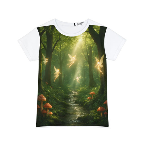 Whispers of the Woods - Women's Short Sleeve Shirt (AOP)