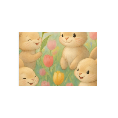 Bunny Blossom Parade - Foam Board