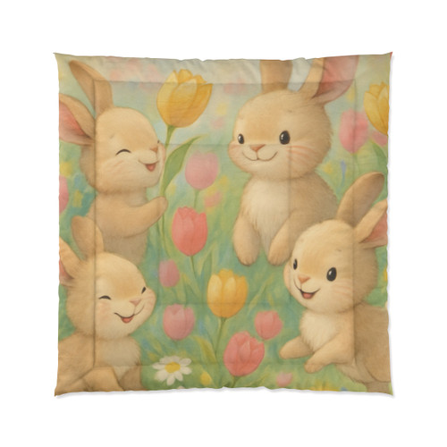 Bunny Blossom Parade - Comforter Bunny Blossom Parade - Comforter