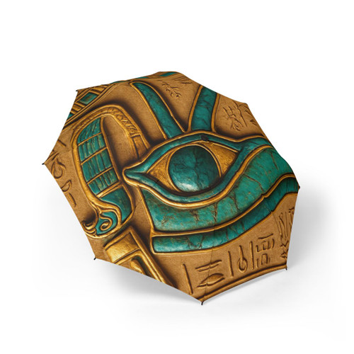 Mystical Eye of Horus - Semi-Automatic Foldable Umbrella