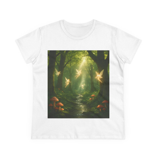 Whispers of the Woods - Women's Midweight Cotton Tee Whispers of the Woods - Women's Midweight Cotton Tee