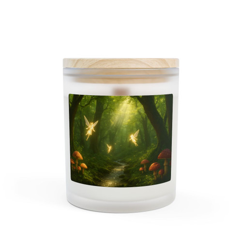 Whispers of the Woods - Frosted Glass Candle, 11oz