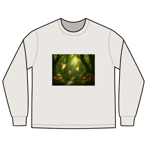 Whispers of the Woods - Men's Heavy Faded Long Sleeve Tee