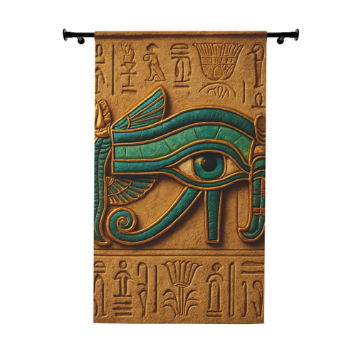 Mystical Eye of Horus - Window Curtains (1 Piece)