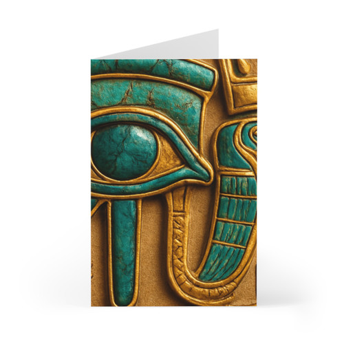 Mystical Eye of Horus - Greeting Cards (7 pcs)