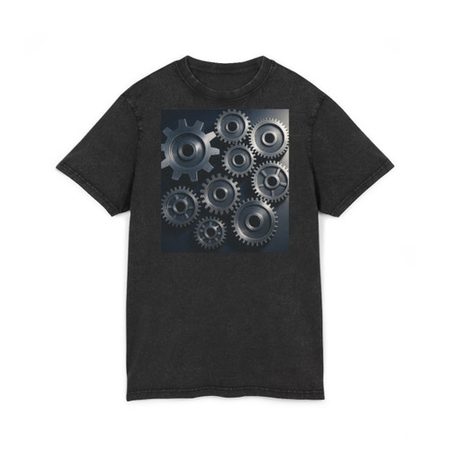 Gears of Innovation - Acid Washed Round Neck Tee