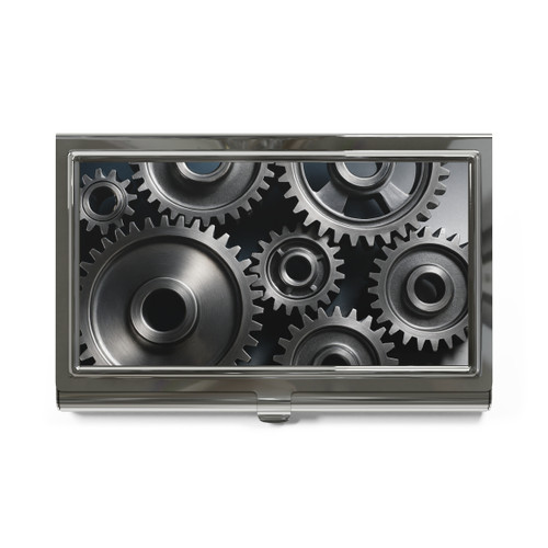 Gears of Innovation - Business Card Holder