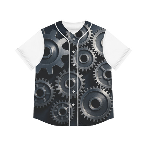 Gears of Innovation - Women's Baseball Jersey (AOP) Gears of Innovation - Women's Baseball Jersey (AOP)