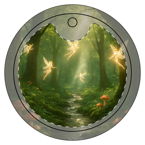 Whispers of the Woods - Ceramic Ornaments, 1-Side Print