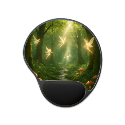 Whispers of the Woods - Mouse Pad With Wrist Rest