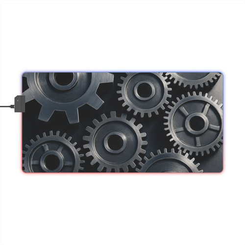 Gears of Innovation - LED Gaming Mouse Pad Gears of Innovation - LED Gaming Mouse Pad