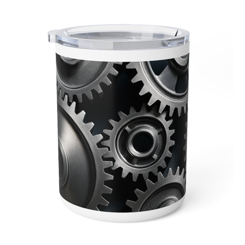 Gears of Innovation - Insulated Coffee Mug, 10oz 