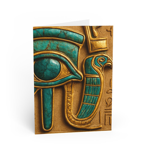 Mystical Eye of Horus - Greeting Cards