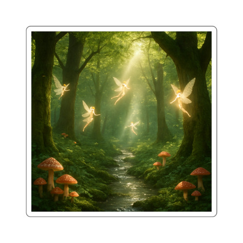 Whispers of the Woods - Square Stickers