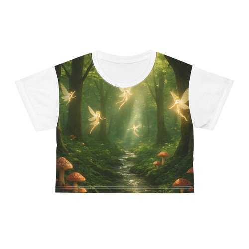 Whispers of the Woods - Crop Tee (AOP)
