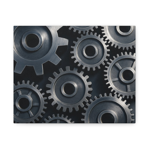 Gears of Innovation - Stretched Canvas