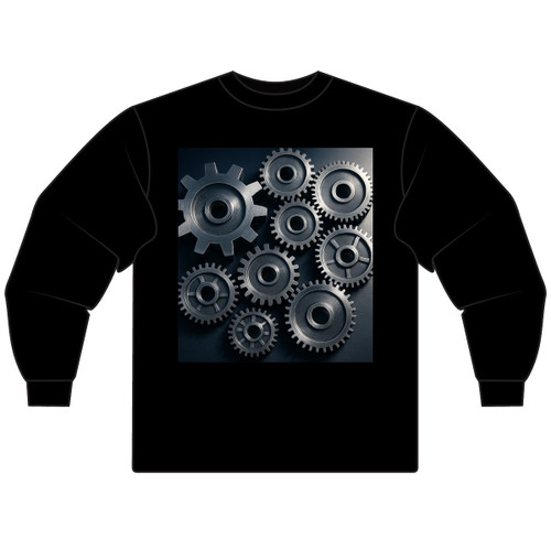 Gears of Innovation - Unisex Long Sleeve T-Shirt Gears of Innovation - Unisex Long Sleeve T-Shirt