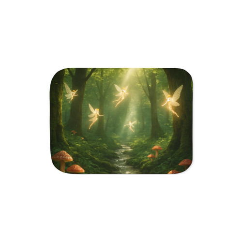 Whispers of the Woods - Sherpa Blanket, Two Colors