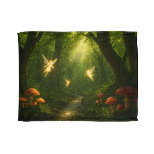 Whispers of the Woods - Soft Polyester Blanket