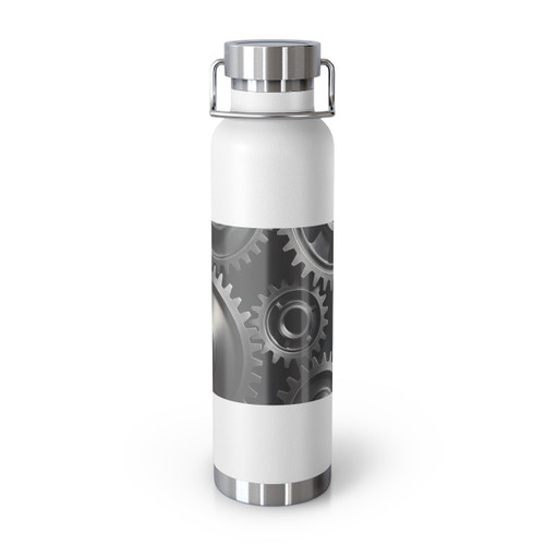 Gears of Innovation - Copper Vacuum Insulated Bottle, 22oz