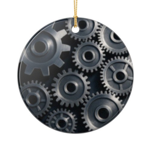 Gears of Innovation - Ceramic Ornaments (2-Side Print)
