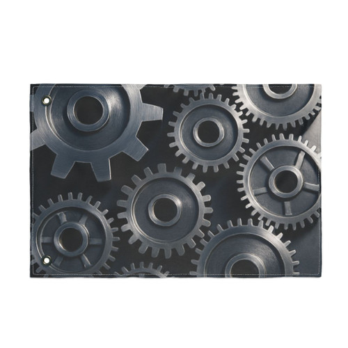 Gears of Innovation - Double Sided Flag