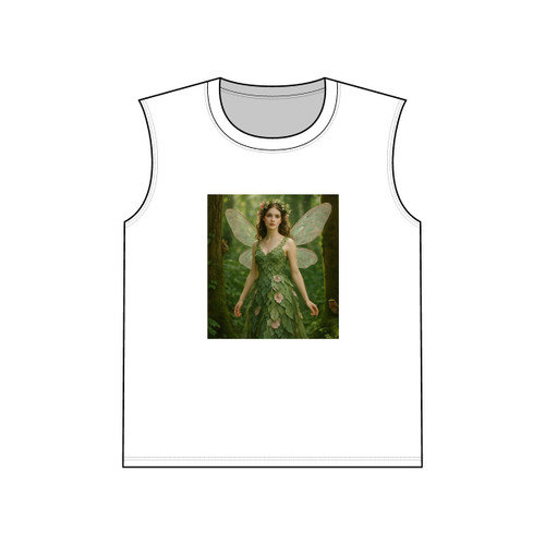 Whimsical Woodland Sprite - Unisex Jersey Muscle Tank