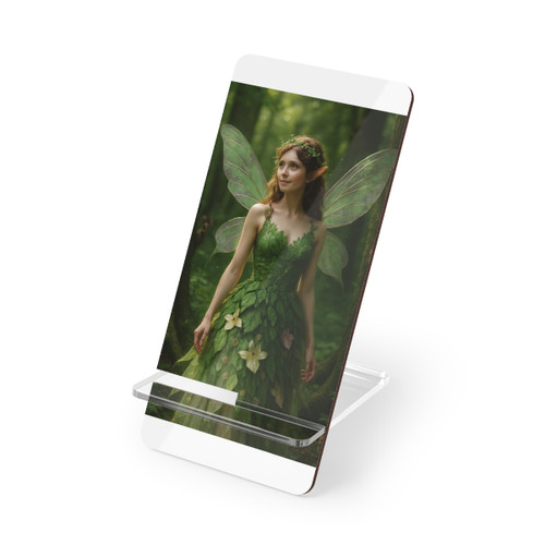 Whimsical Woodland Sprite - Mobile Display Stand for Smartphones
