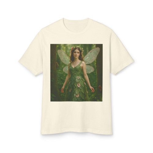 Whimsical Woodland Sprite - Unisex Garment-Dyed Heavyweight Cotton Tee