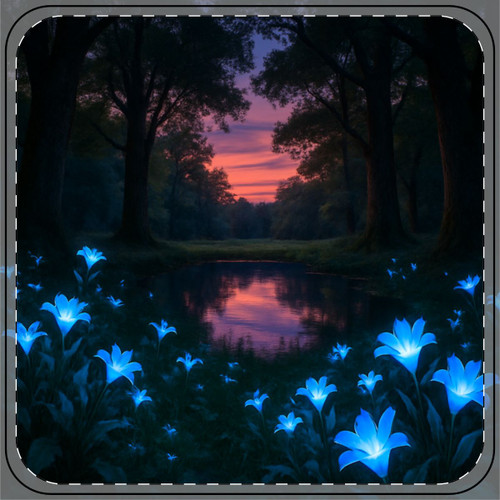Ethereal Twilight Glade - Coaster